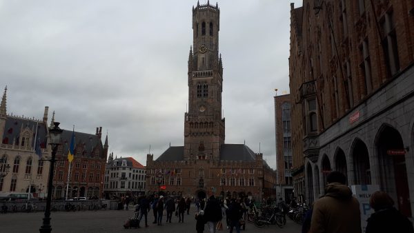 Brugge bezoeken. Foto van het Belfort.