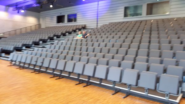 Bezoek aan het BMCC te Brugge,
Auditorium.