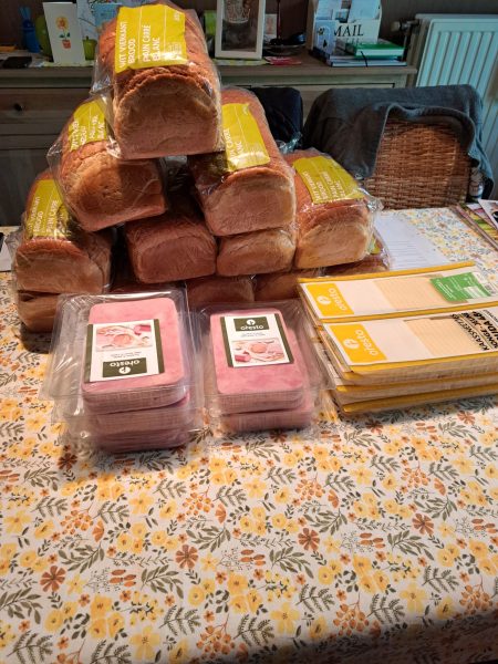 Croques in voorbereiding.