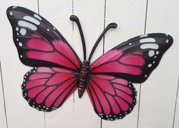 Afbeelding van een vlinder - roze kleurig.