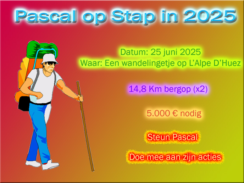 Pascal op Stap